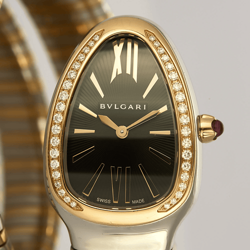 Bulgari - Watch Serpenti Tubogas in rose gold and steel