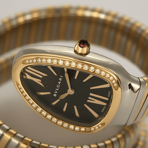 Bulgari - Watch Serpenti Tubogas in rose gold and steel