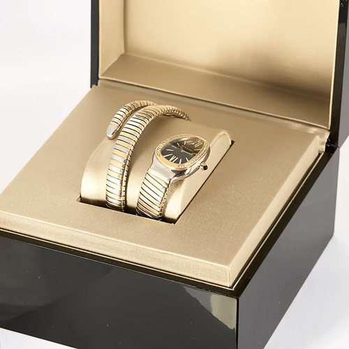 Bulgari - Watch Serpenti Tubogas in rose gold and steel
