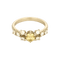 52 Bague en Or jaune 18k Diamant and Zircon 58 Facettes DV31031-1