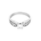53.5 Bague en Or blanc 18k Diamants 58 Facettes DV31233-2