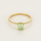 Bague 52.5 Bague en Or jaune 18k Tourmaline and Diamant 58 Facettes DV31571-1