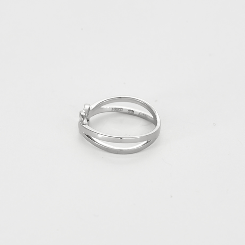 FRED- Infinite Luck - White gold ring. Small model.