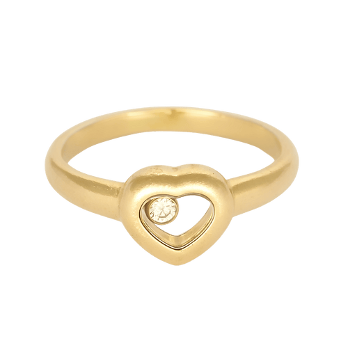 CHOPARD - Happy Diamonds - Playful yellow gold and diamond ring