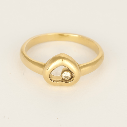 CHOPARD - Happy Diamonds - Playful yellow gold and diamond ring