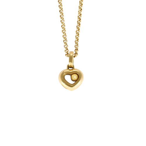 CHOPARD - Happy Diamonds - Elegante colar em ouro amarelo e diamante