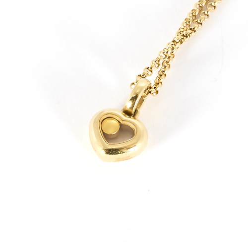 CHOPARD - Happy Diamonds - Elegante colar em ouro amarelo e diamante
