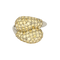 Anel em ouro amarelo 14k diamante