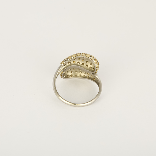 Anel em ouro amarelo 14k diamante
