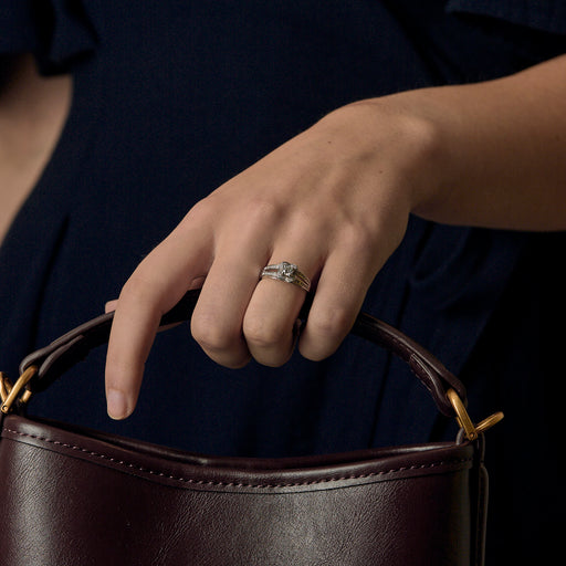 Mauboussin - Chance of love n°2 - Bague or gris et diamants