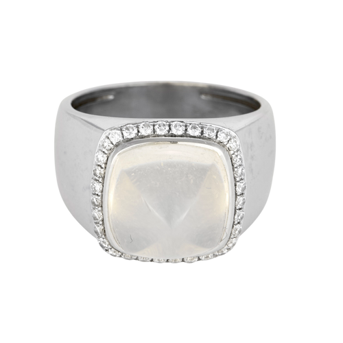 Other Anel em ouro branco 18k Moonstone