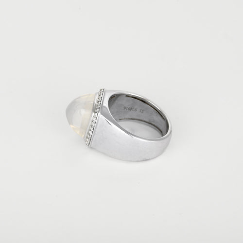 Other Anel em ouro branco 18k Moonstone