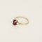 Bague 55 Bague en or blanc ornée d’un rubis de 1,50 carat, épaulé de diamants pour 0,12 carat au total 58 Facettes DV31868-2