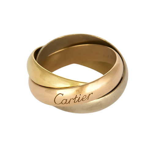 CARTIER - Trinity - Model Extra Large - Obrączka ślubna trzy kolory złota