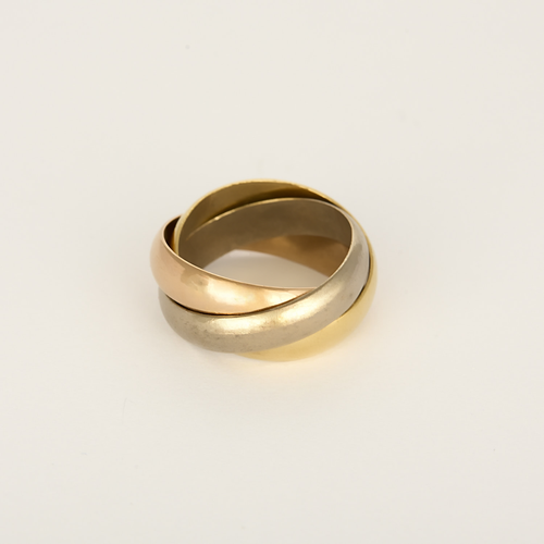 CARTIER - Trinity - Model Extra Large - Obrączka ślubna trzy kolory złota
