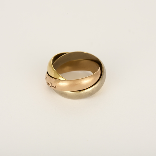 CARTIER - Trinity - Model Extra Large - Obrączka ślubna trzy kolory złota