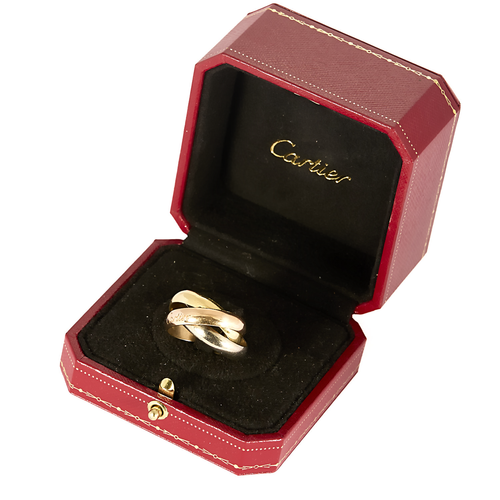 CARTIER - Trinity - Model Extra Large - Obrączka ślubna trzy kolory złota