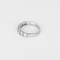 Elegant Half-Wedding band in platinum and diamonds: 0.70 carat total