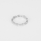 Trouwring in witgoud en diamanten