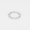 Trouwring in witgoud en diamanten