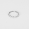 Trouwring in witgoud en diamanten