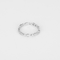 Trouwring in witgoud en diamanten