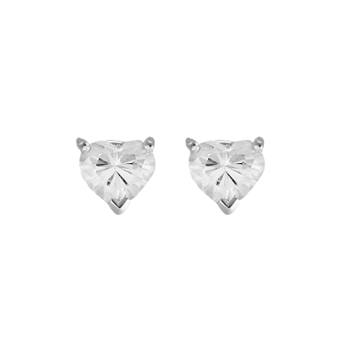 VAN CLEEF & ARPELS - Boucles d'oreilles puces en or blanc et diamants 58 Facettes DV31731-2