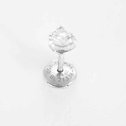 VAN CLEEF & ARPELS - Ørestikker i hvidguld og diamanter