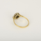 Ring Daisy in yellow gold, white gold, sapphire and diamonds