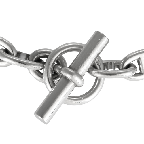 Hermes Collier Chaîne d'Ancre Argent