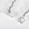 Hermes Collier Chaîne d'Ancre Argent