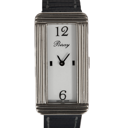 POIRAY - Ma Baguette - My first elongated - Steel watch with rectangular case and quartz movement