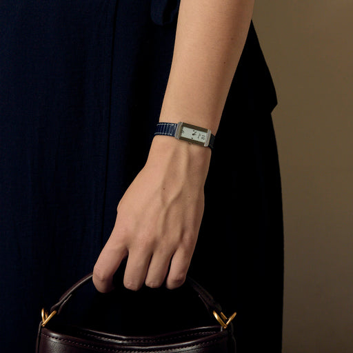 POIRAY - Ma Baguette - My first elongated - Steel watch with rectangular case and quartz movement