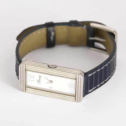 POIRAY - Ma Baguette - My first elongated - Steel watch with rectangular case and quartz movement