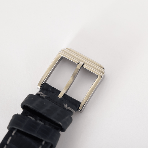 POIRAY - Ma Baguette - Ma première allongée - Montre en acier à boitier rectangulaire et à mouvement quartz