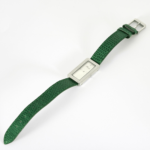 POIRAY - My Baguette - My first elongated one - Steel watch with a rectangular case and quartz movement