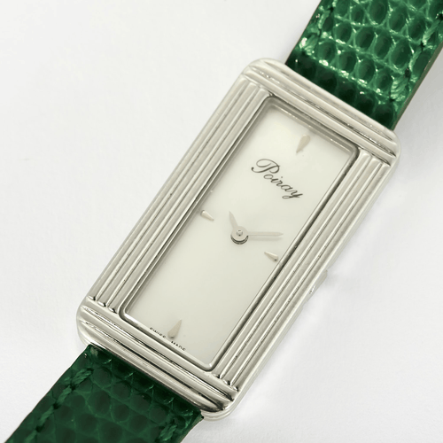 POIRAY - My Baguette - My first elongated one - Steel watch with a rectangular case and quartz movement