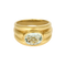 Ring aus 18k Gelbgold mit Aquamarin