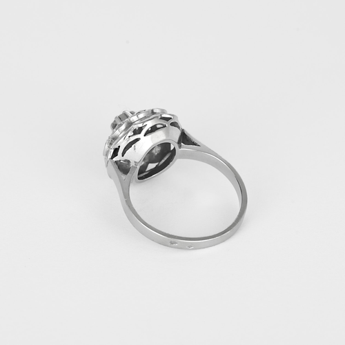 Other 18k white gold ring Diamond and rose-cut diamonds