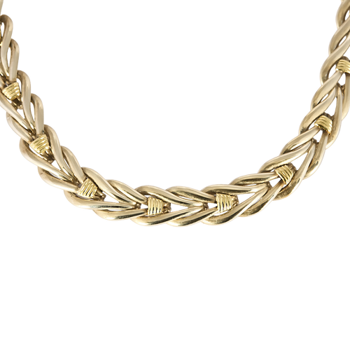 Christofle - Collier Or jaune 18k et Argent
