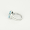Poiray - Antik Girls - Elegant ring in white gold, 8-carat topaz and diamonds