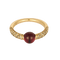 Pomellato - M'ama non M'ama - Rose gold bangle ring, tourmaline and brown diamonds: 0.35 carat