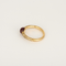 Pomellato - M'ama non M'ama - Rose gold bangle ring, tourmaline and brown diamonds: 0.35 carat