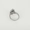 Bague en Or blanc 18k Diamant and Emeraude
