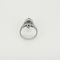 Bague en Or blanc 18k Diamant and Emeraude