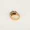 Bague Or jaune 18k et Platine Diamant