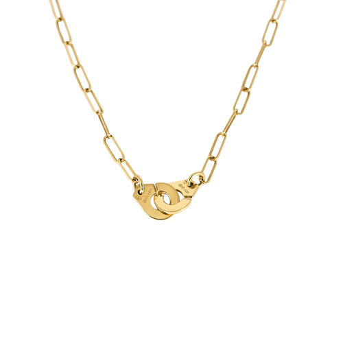 DINH VAN - HANDSCHELLEN - Modell R10 - Halskette aus Gelbgold