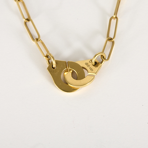 DINH VAN - HANDSCHELLEN - Modell R10 - Halskette aus Gelbgold
