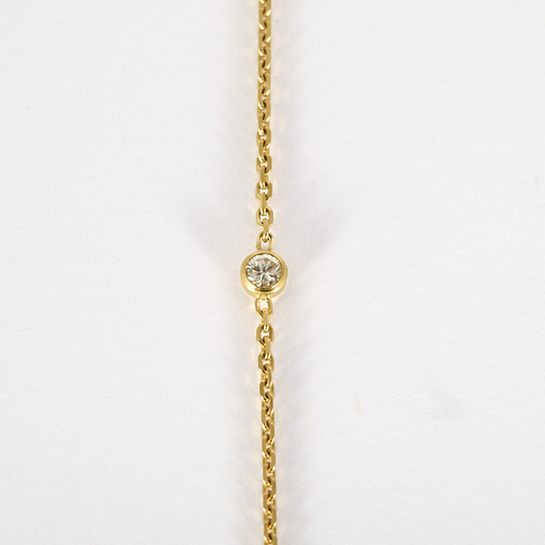 Artus Bertrand - Yellow gold and diamond necklace