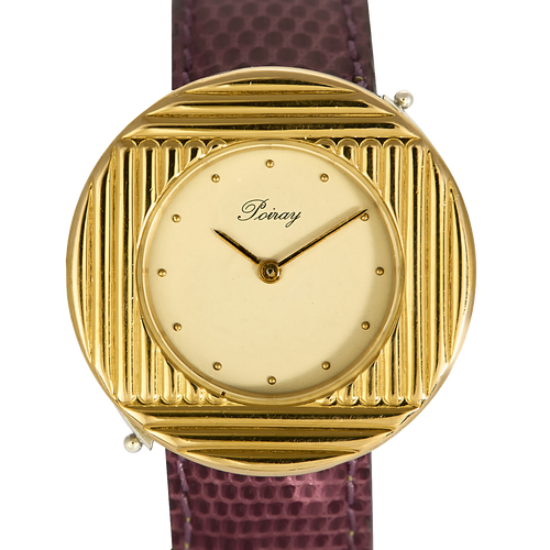 Poiray - My first round - Watch in steel and yellow gold